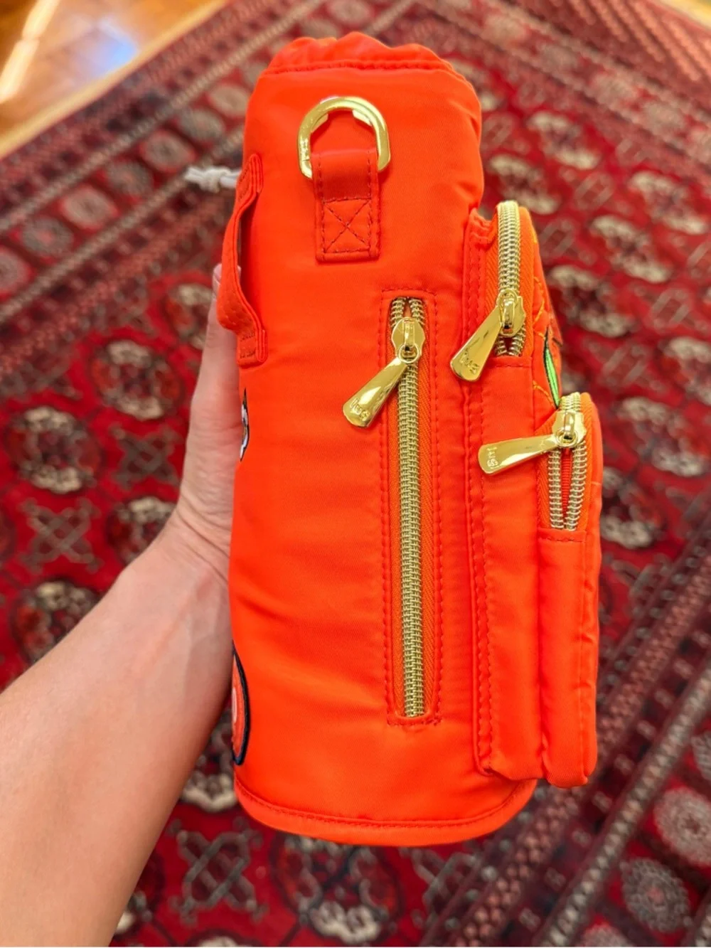 Disney Epcot Lug Orange Bird Crossbody Water Bottle Pouch - Picture 2 of 12